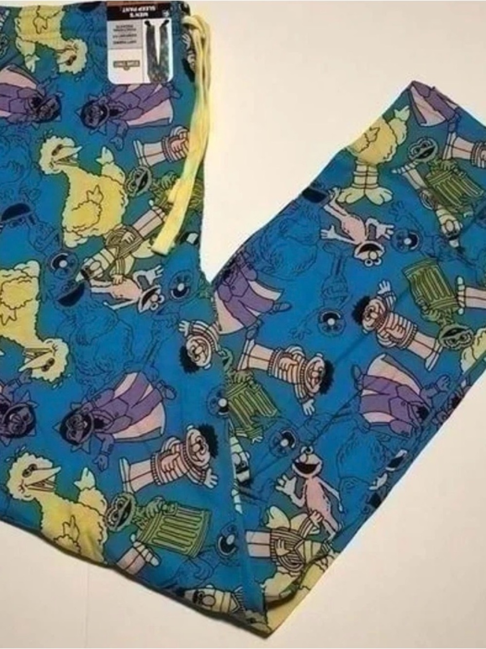 Sesame Street Pajama Pants Mens Medium Knit